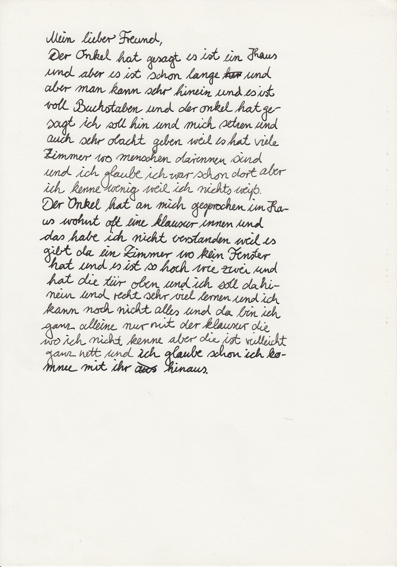 Hülle 7 – Brief 1